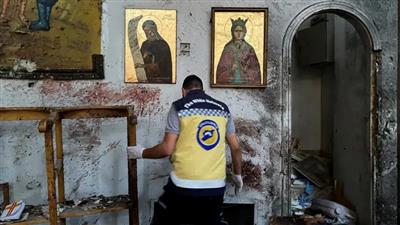 Suicide bombing at Damascus church kills 20, Syrian authorities say