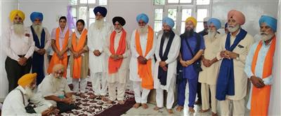 ਨਾਭਾ ਤੋਂ ਵਾਹਗਾ ਬਾਰਡਰ ਸ਼ਾਂਤੀ ਕਾਫਲੇ ਦਾ ਪਿੰਡ ਪਲਾਹੀ ਵਿਖੇ ਸਵਾਗਤ