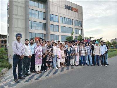 ਐੱਸ ਡੀ ਕਾਲਜ ਦੇ ਪੱਤਰਕਾਰੀ ਵਿਭਾਗ ਦੇ ਵਿਦਿਆਰਥੀਆਂ ਵਲੋਂ ਵਿੱਦਿਅਕ ਟੂਰ