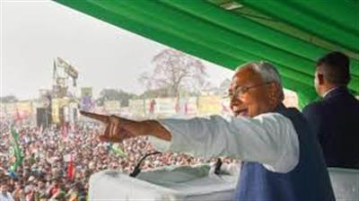 पूर्णिया रैली में नीतीश ने NDA पर जताया भरोसा, विपक्ष पर साधा निशाना